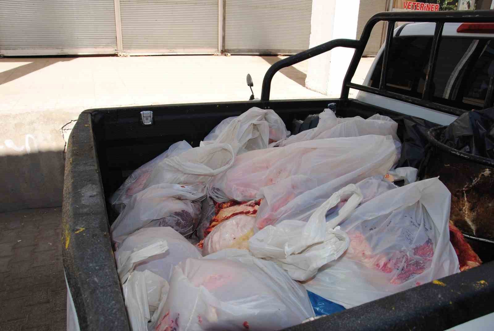 Şanlıurfa’da 1 ton kokmuş ve bozuk et ele geçirdi
