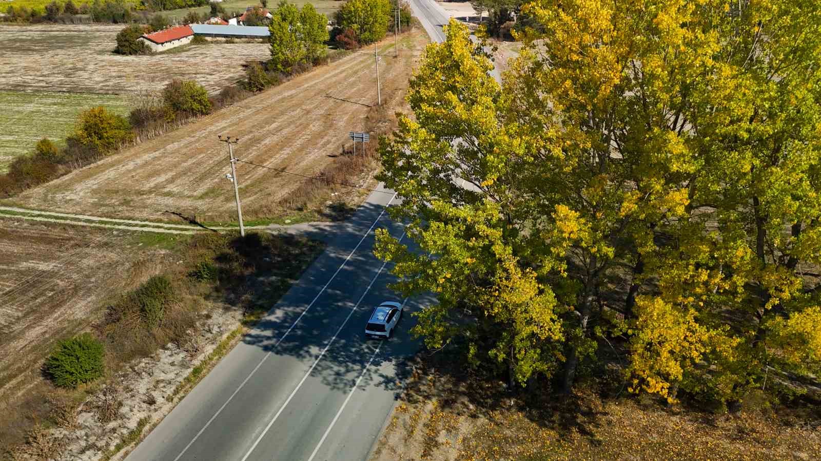Bolu-Mudurnu kara yolunda sonbahar yolculuğu
