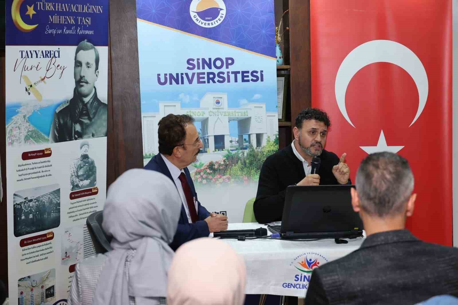 Türk havacılığının öncüsü Sinop’ta anıldı