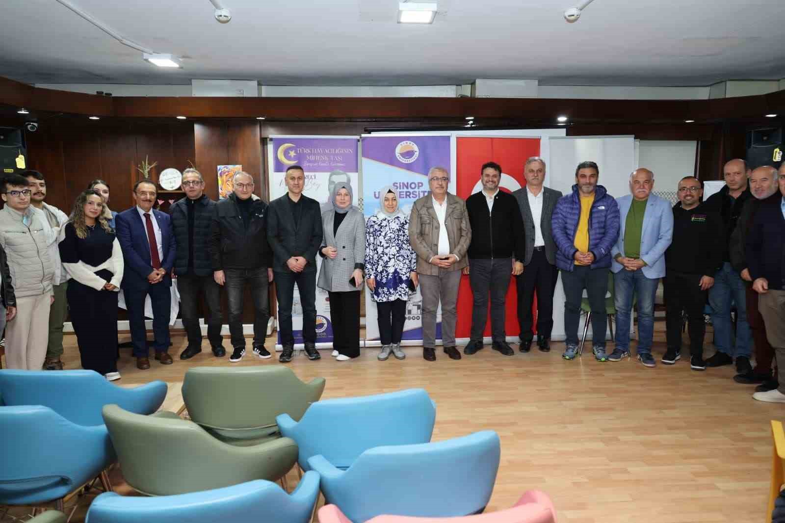 Türk havacılığının öncüsü Sinop’ta anıldı