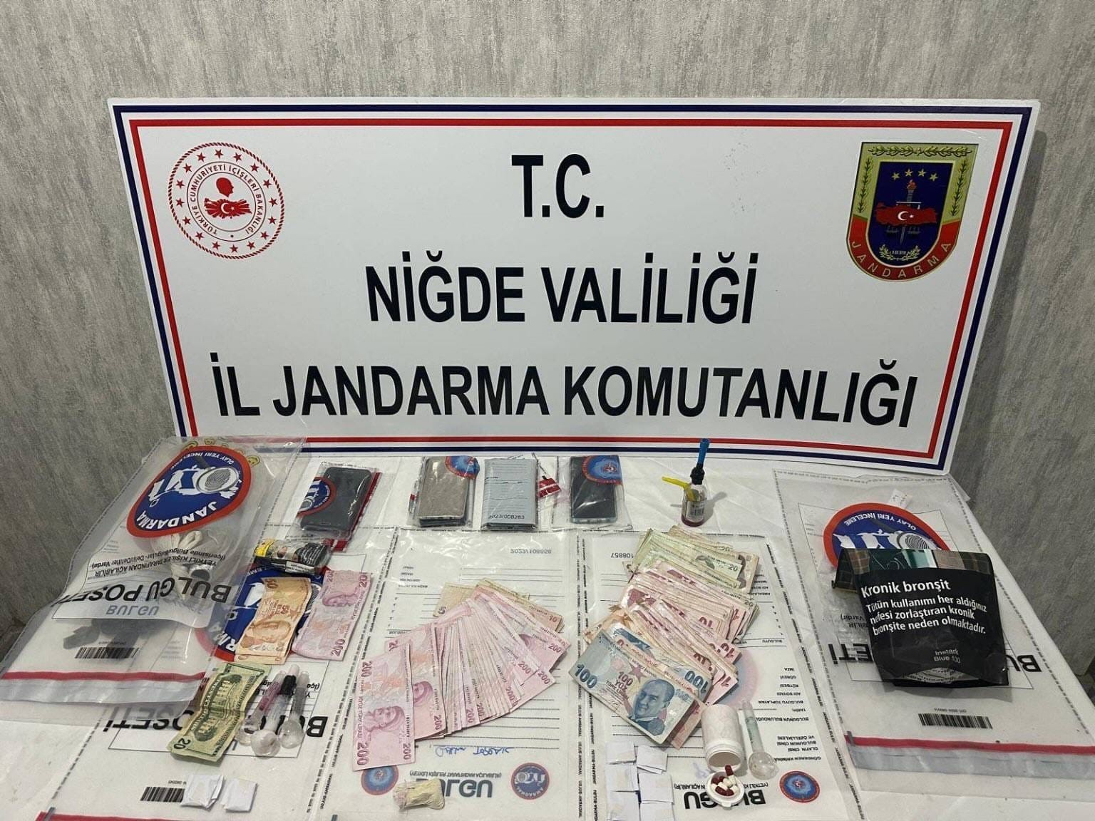 Niğde’de uyuşturucu operasyonu: 4 şüpheli yakalandı