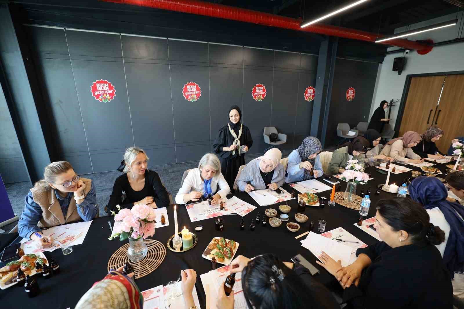 Kadınlara aromaterapi eğitimi