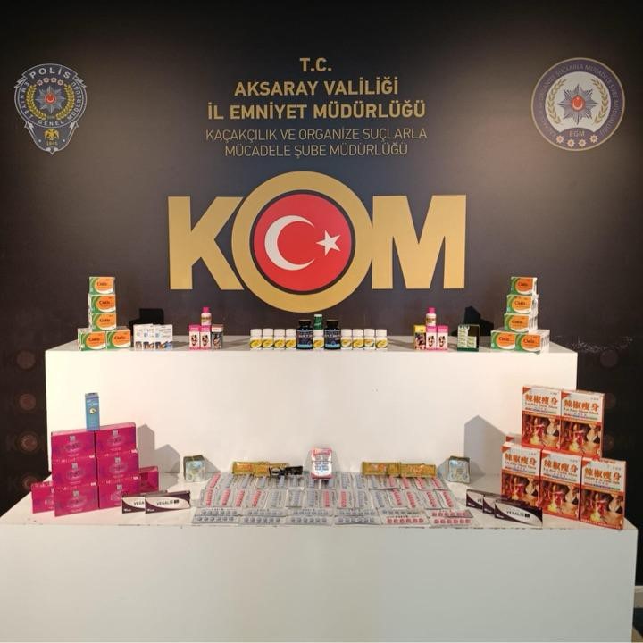 Aksaray’da 26 milyonluk kaçakçılık operasyonu