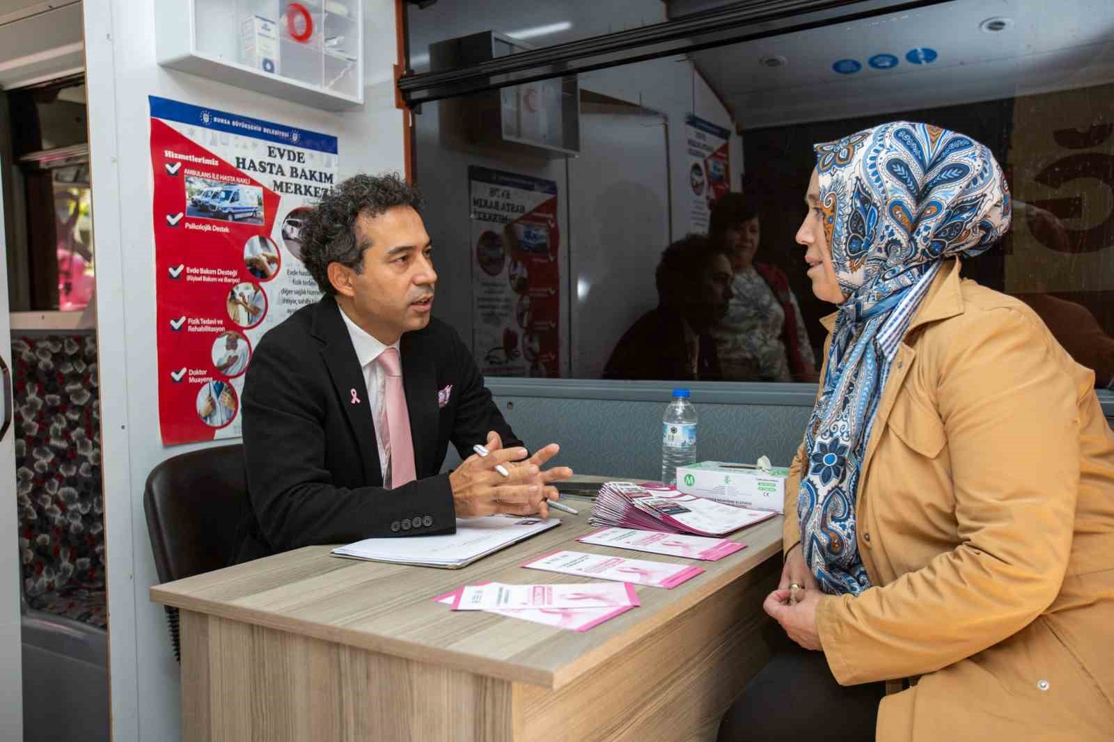 Bursa&rsquo;da kadınlara &uuml;cretsiz sağlık taraması
