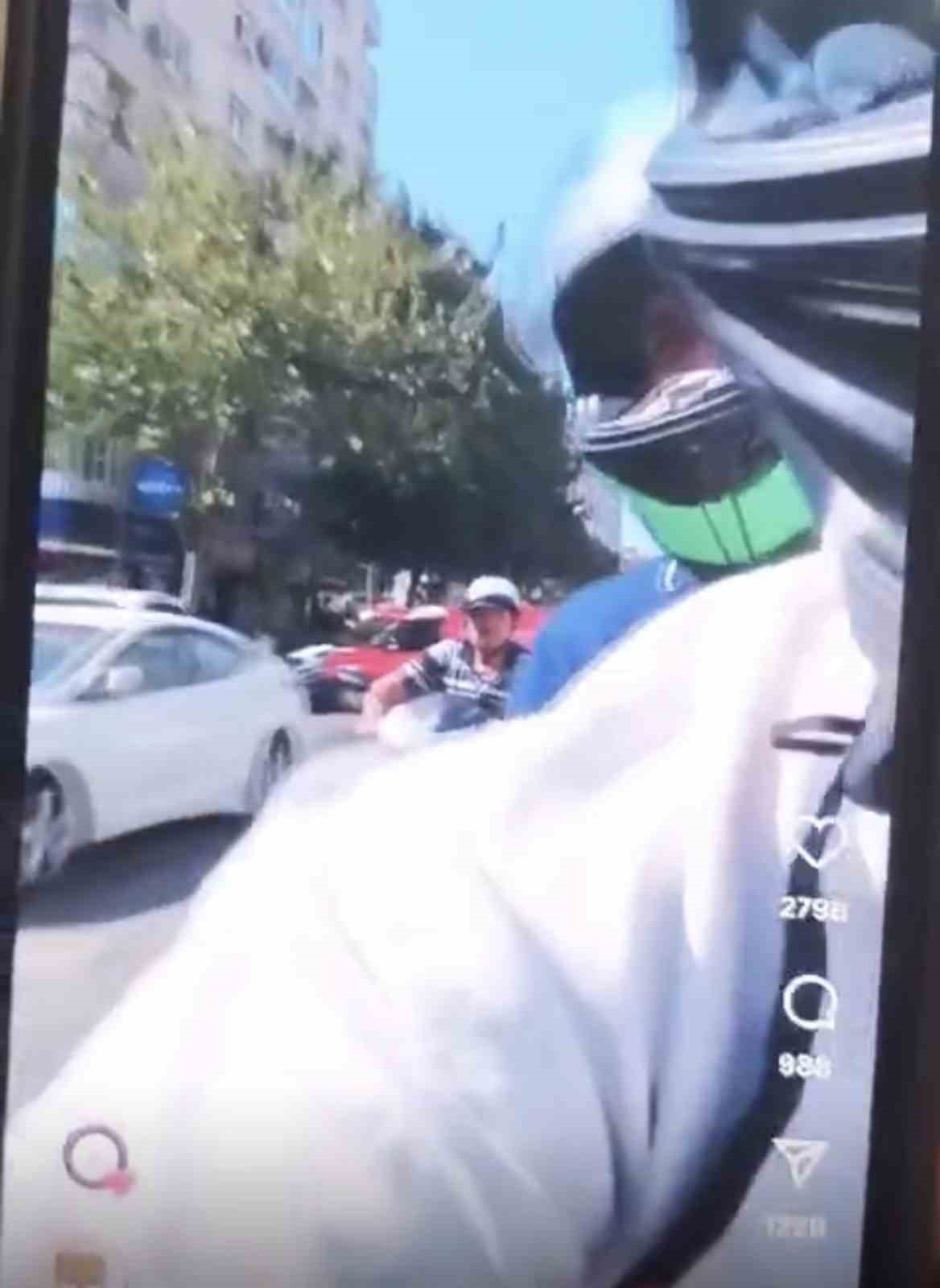 Yayalara korku dolu anlar yaşattı, paylaşım yapınca yakalandı
