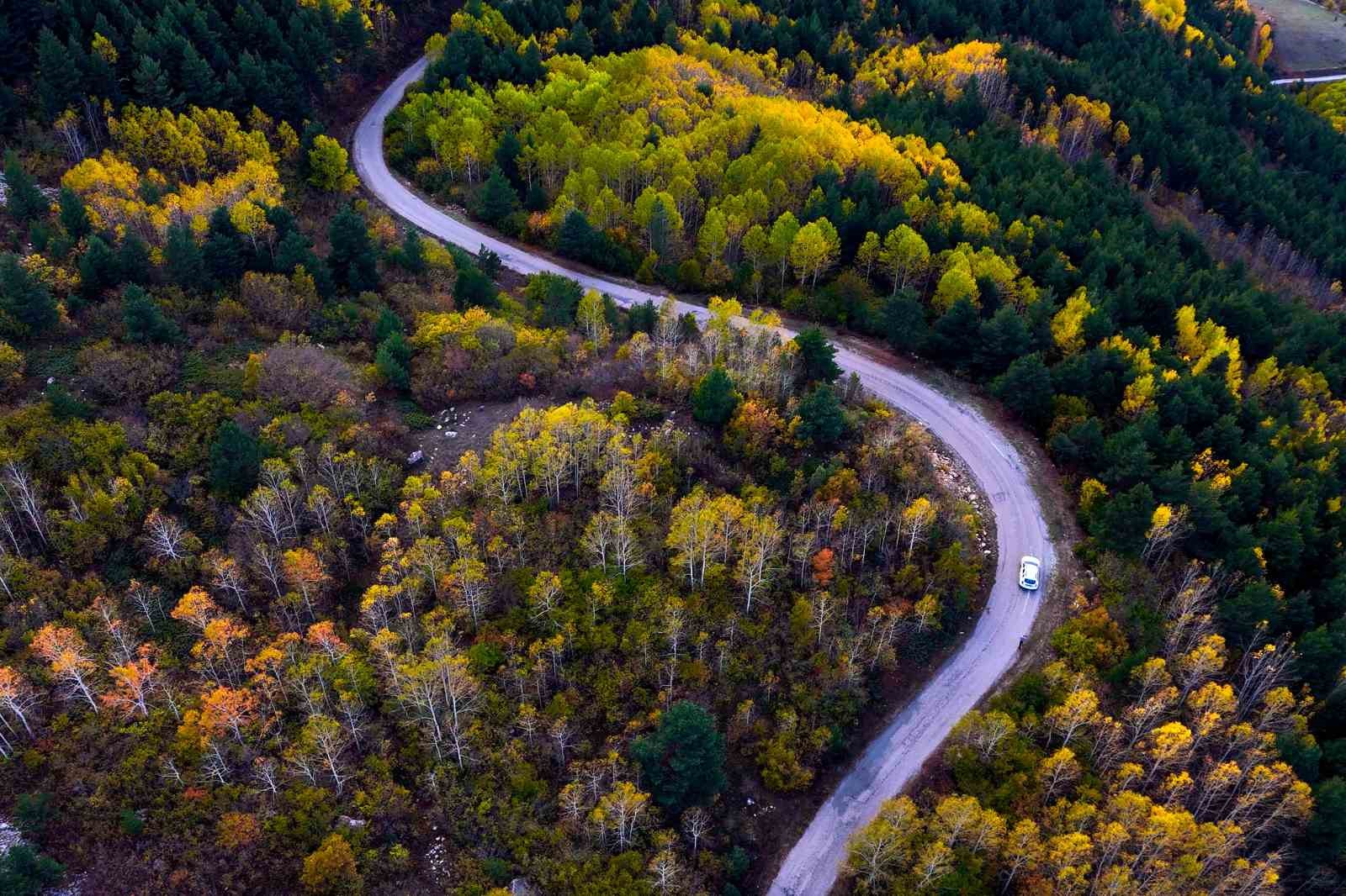 Gümüşhane’nin Alpleri aratmayan sonbahar güzelliği