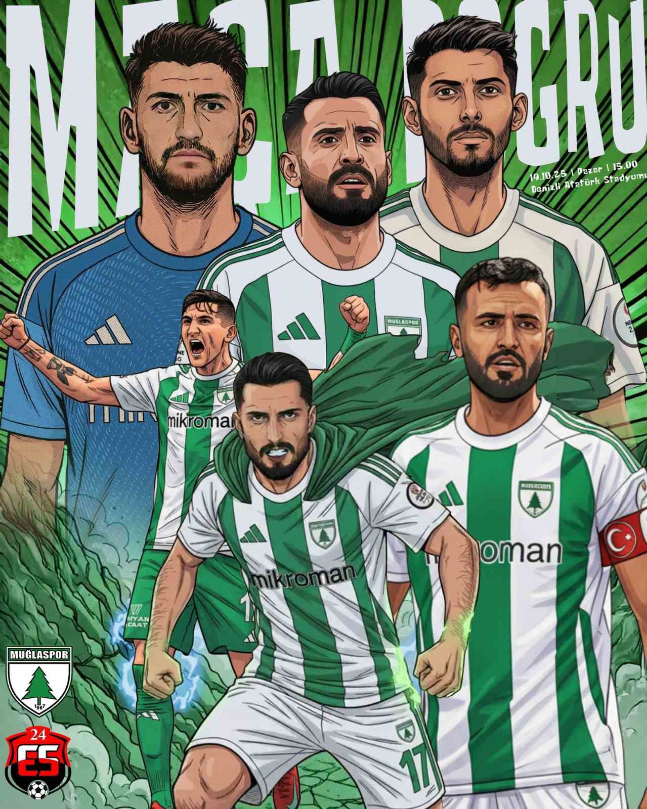 Muğlaspor, 24 Erzincanspor karşısında 3 puan arıyor
