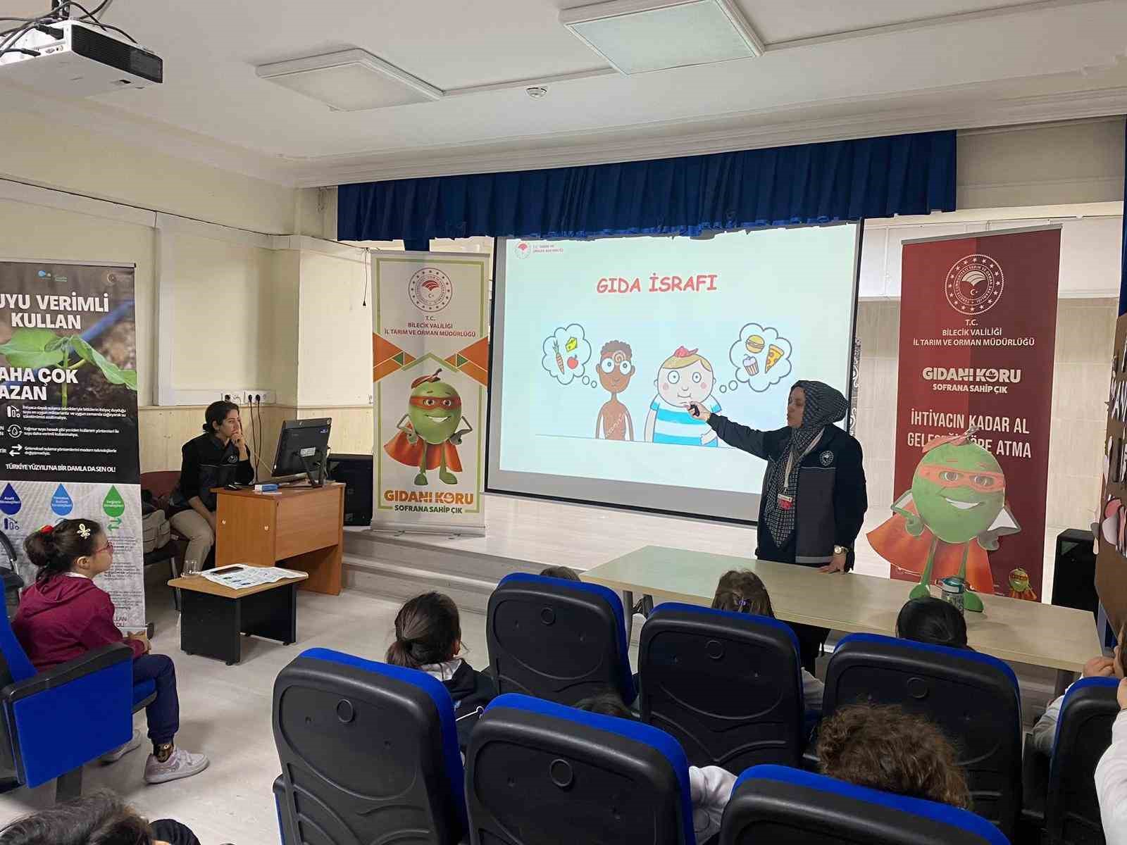 Bilecik’te 385 öğrenciye gıda israfı eğitimi