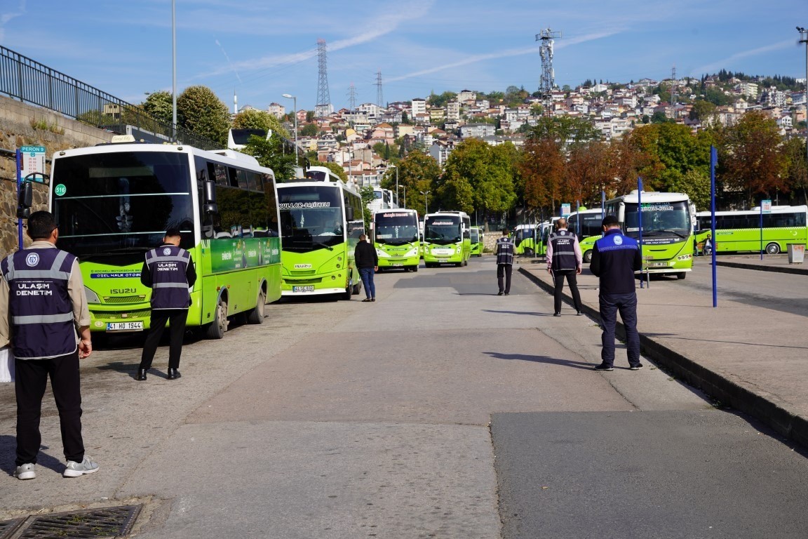 Toplu taşımada 120 araca sıkı denetim
