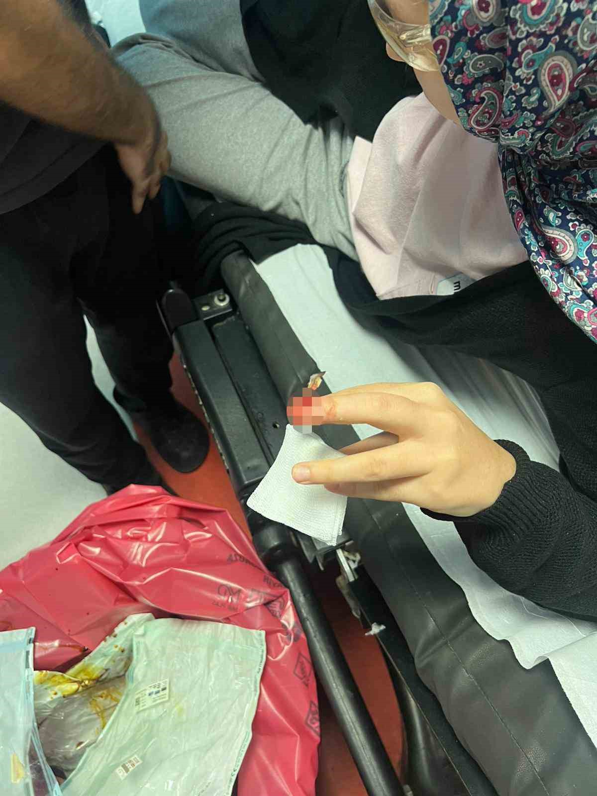 Batman’da yemek hazırlayan kadının parmağına blender parçası battı