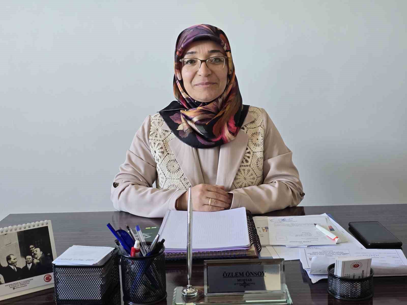 Erkeklere yakıştırılan muhtarlık mesleğinin, Yozgat’taki iki kadın temsilcisinden biri