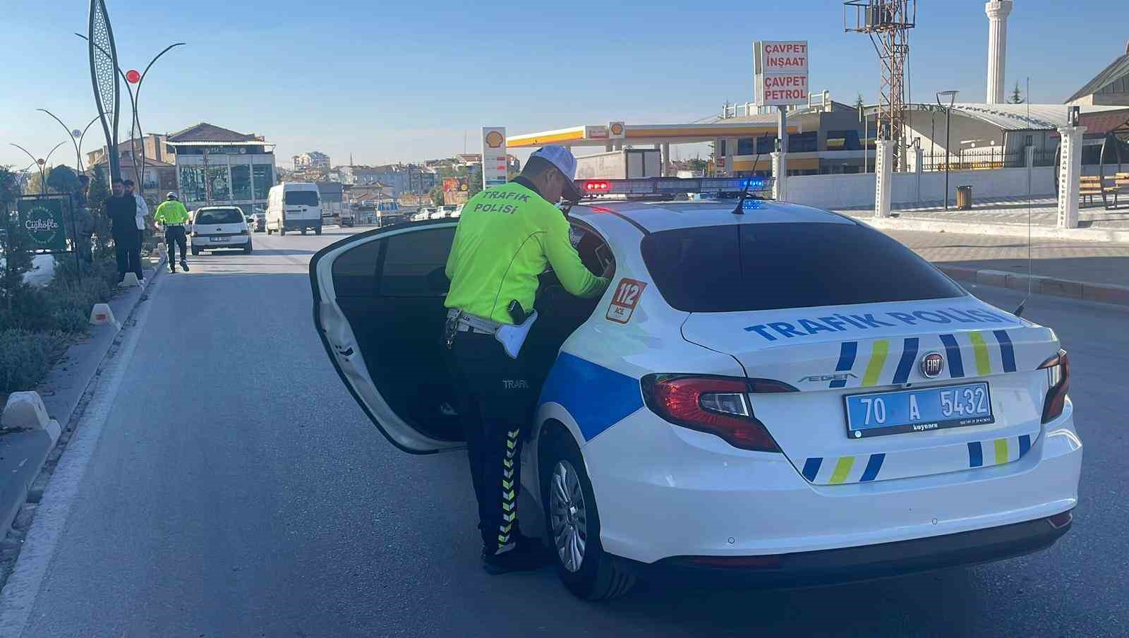 Karaman’da otomobilin çarptığı kadın yaralandı