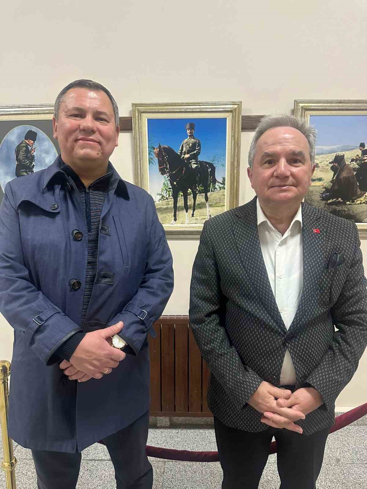 Rusya Federasyonu T&uuml;rkiye ticaret m&uuml;messili Gashıgullın Erzurum&rsquo;a hayran kaldı
