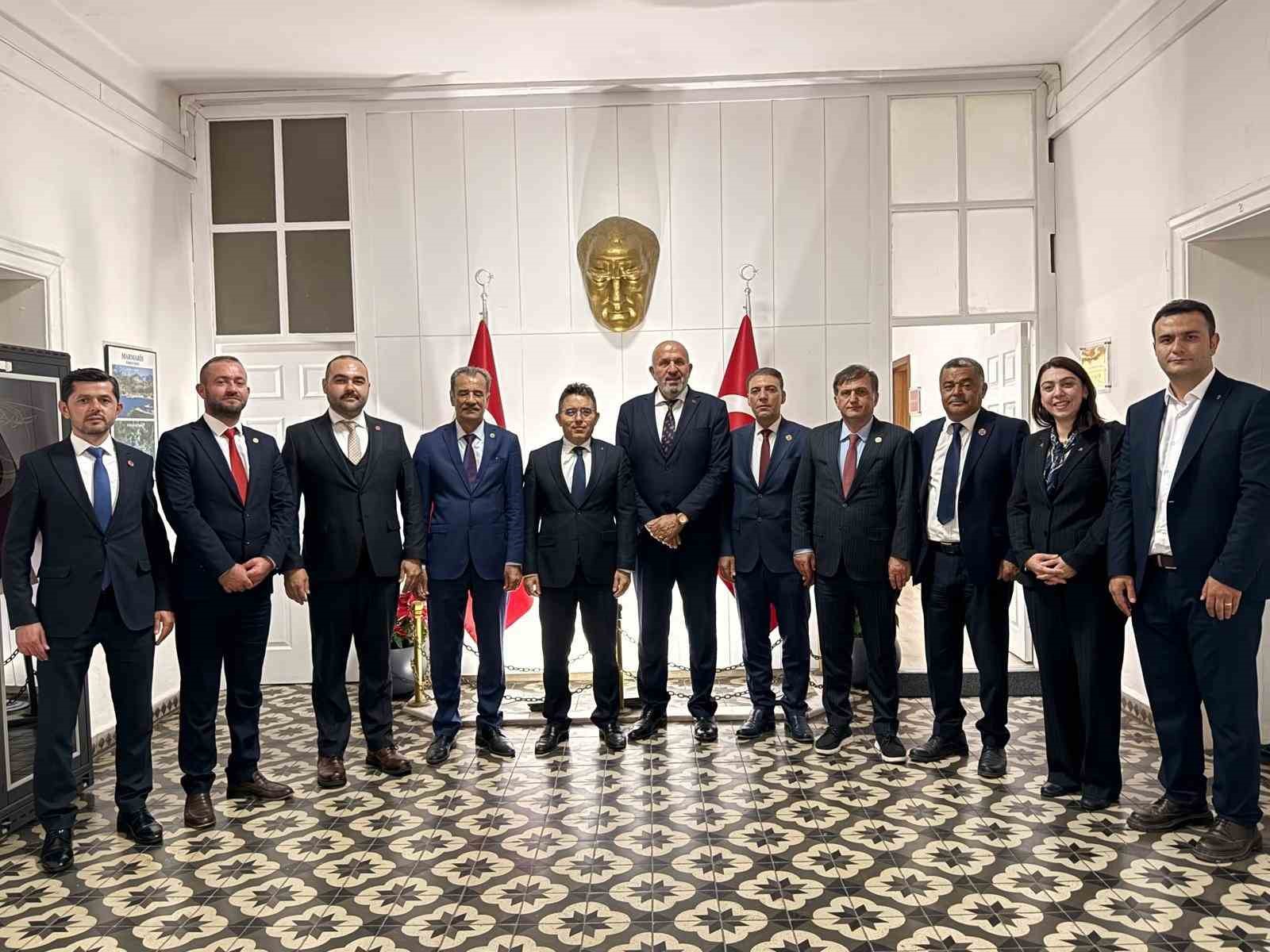 Türkiye Muhtarlar Konfederasyonu heyetinden Marmaris’e ziyaret