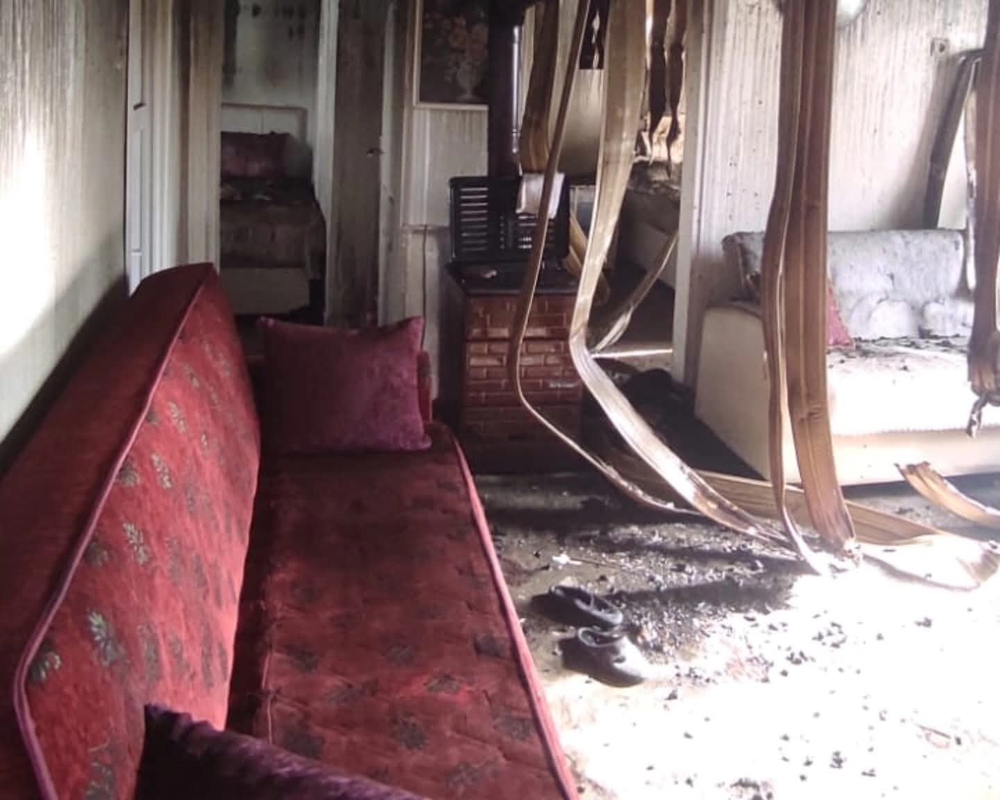 Malatya&rsquo;da korkutan ev yangını
