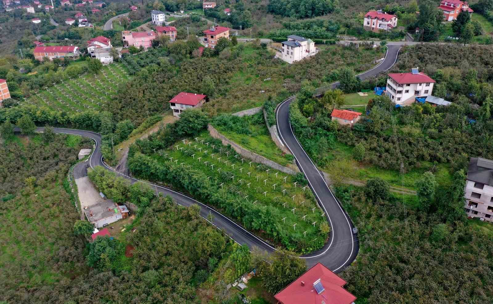 Ordu’da yolların standardı yükseliyor