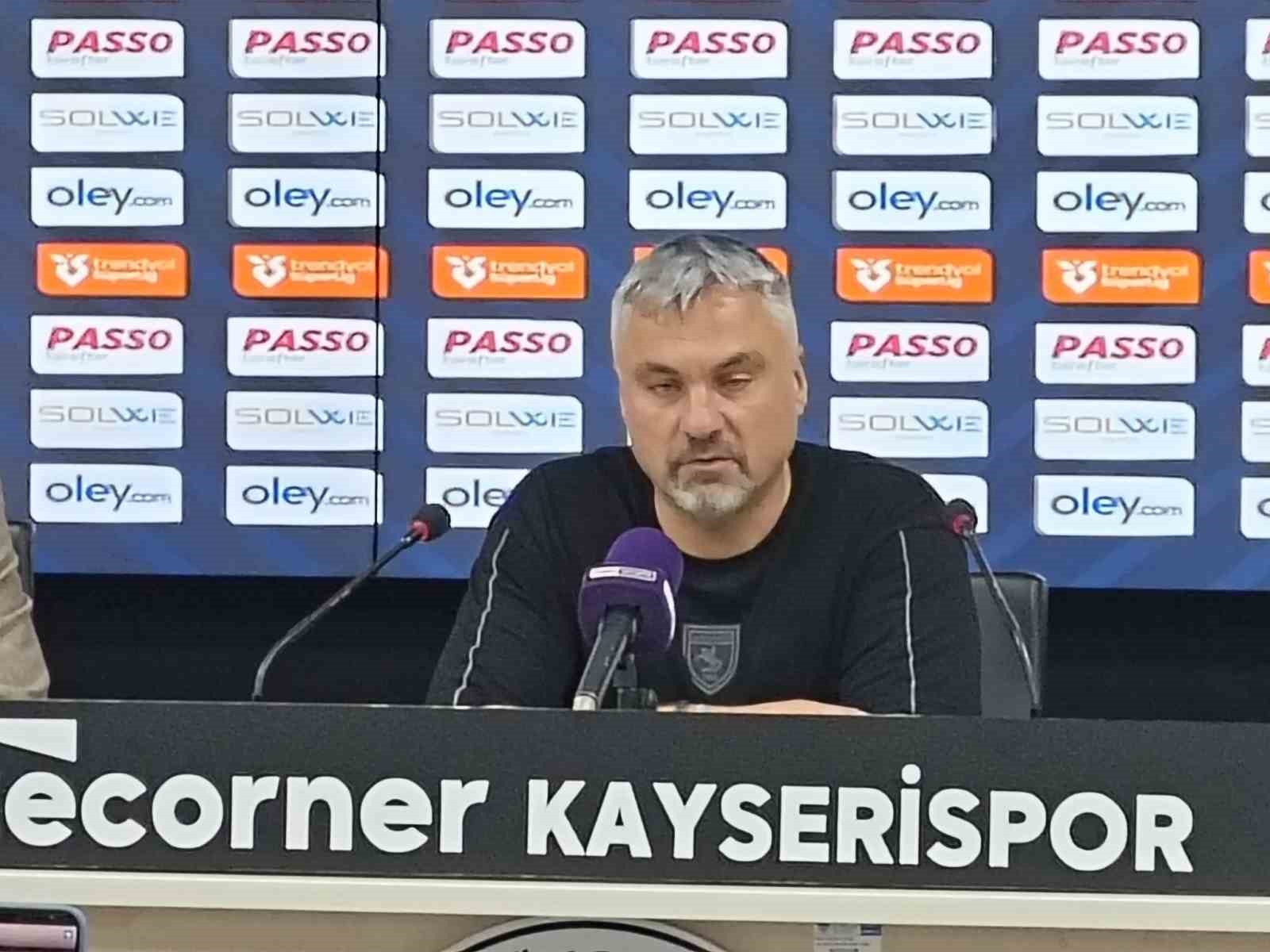 Thomas Reis: "Kayserispor’un yeni hocasına karşı takımı hazırlamam zor oldu"