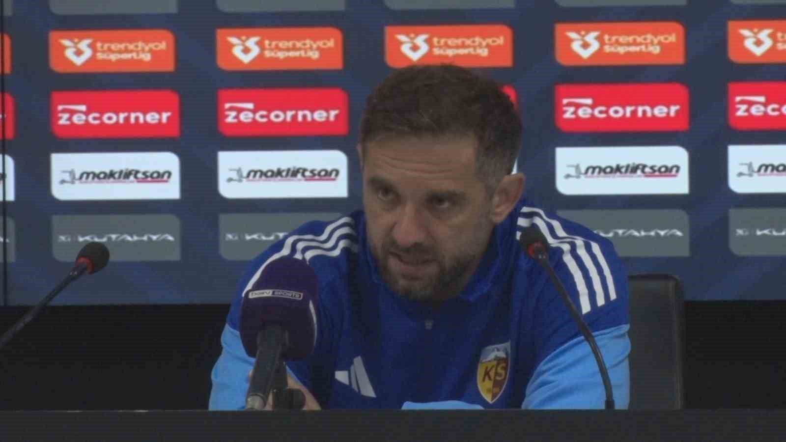 Radomir Dalovic: "Bu maçtan çıkarmamız gereken dersler var"