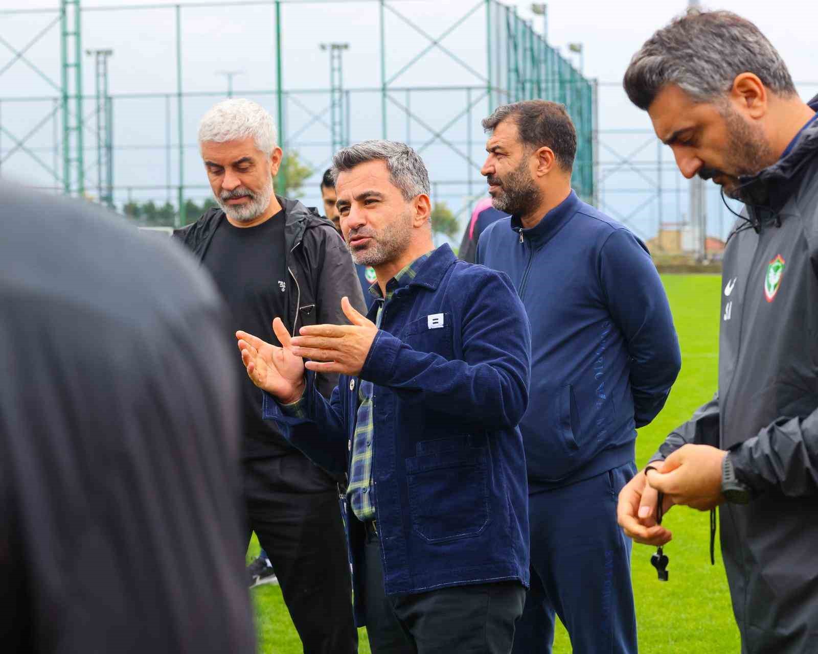 Amed Sportif Faaliyetler&rsquo;in yeni başkanı, takımı ziyaret etti
