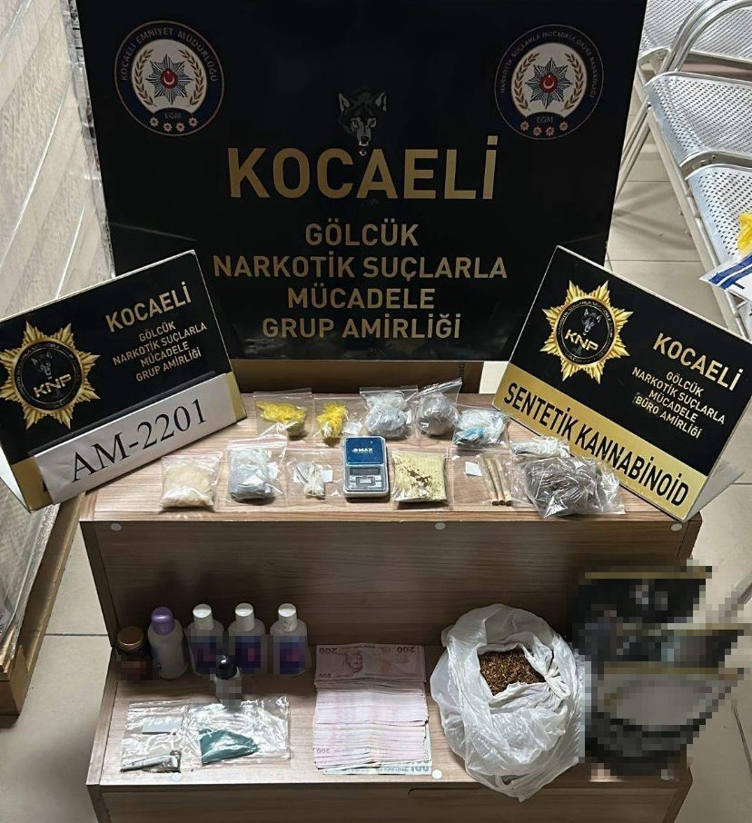 Kocaeli’de uyuşturucu operasyonlarında 6 kişi tutuklandı