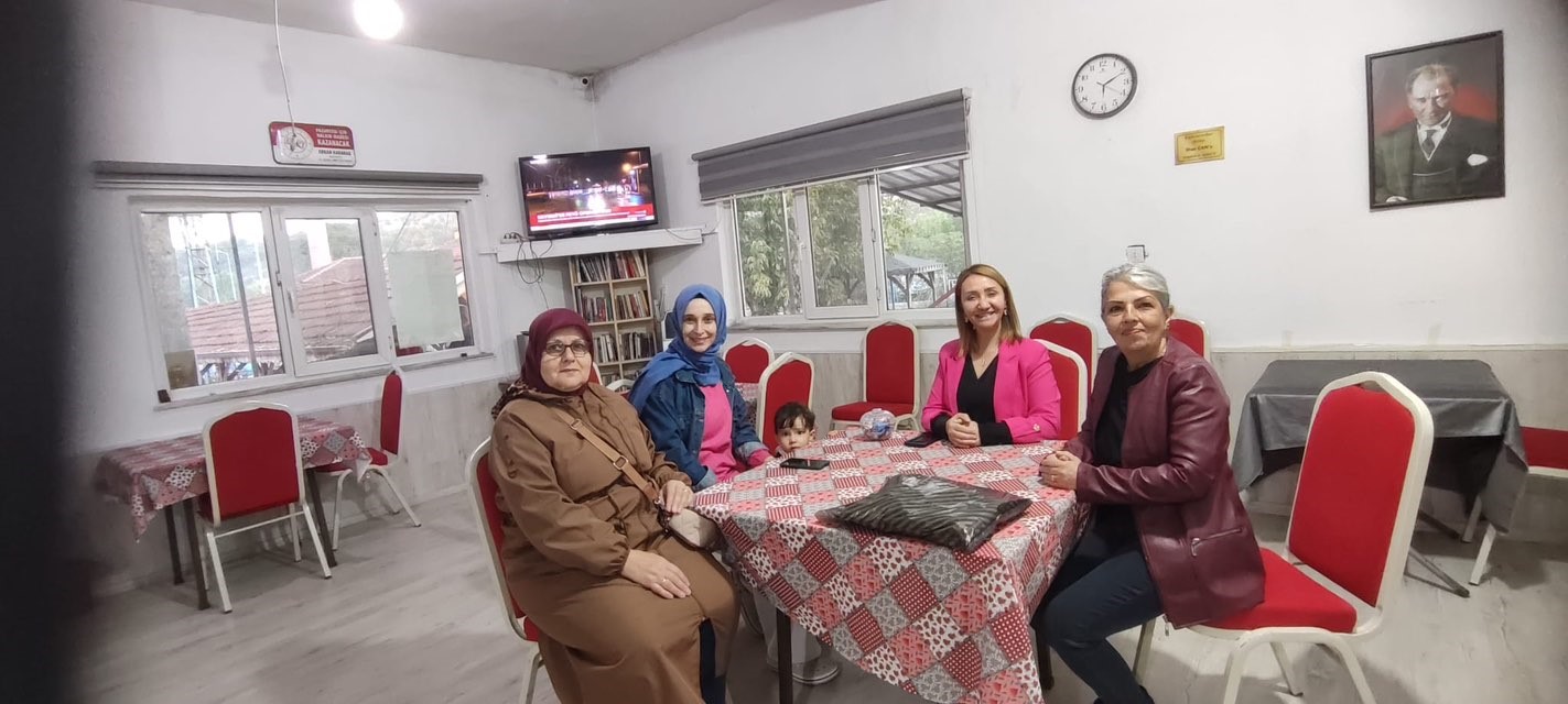 Kadın başkandan kadın muhtarlara anlamlı ziyaret