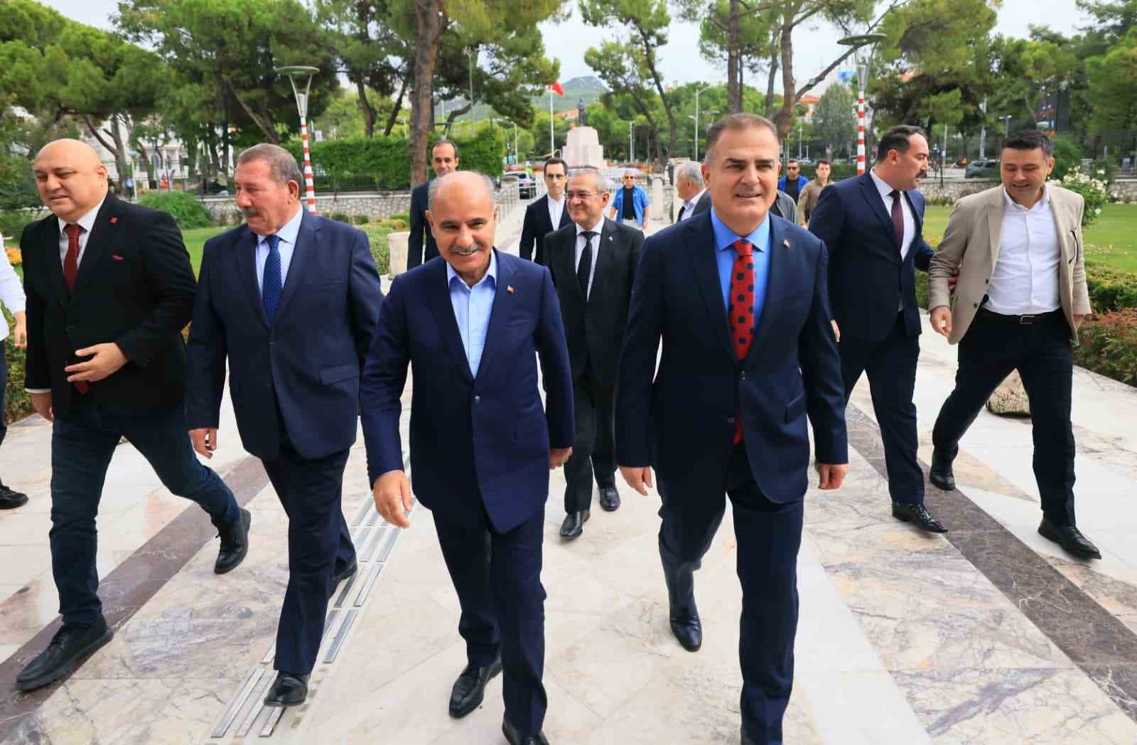 İ&ccedil;işleri Bakan Yardımcısı Aktaş, Muğla&rsquo;da Vali Akbıyık ile g&ouml;r&uuml;şt&uuml;
