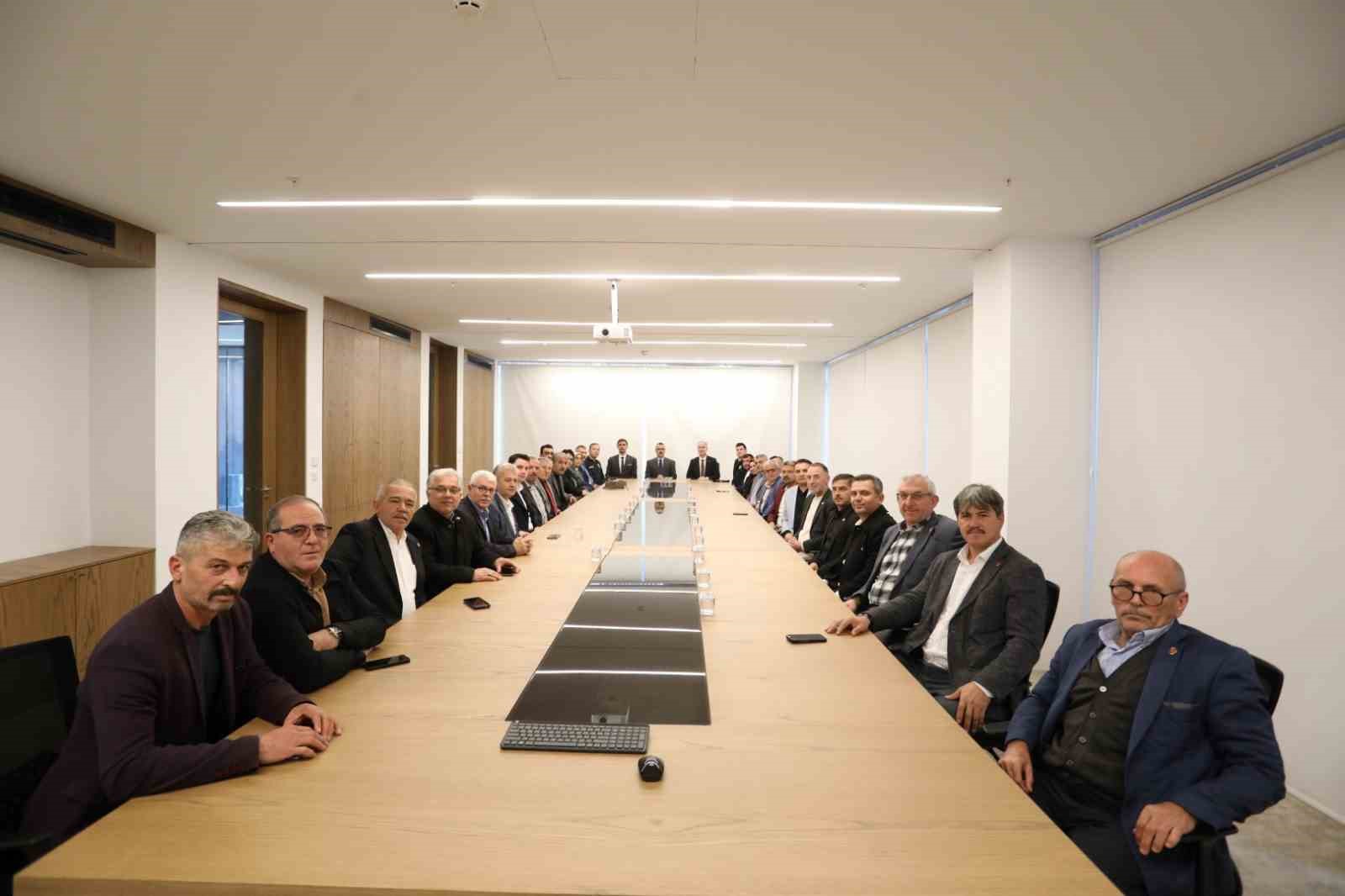 Muhtarlar günü törenlerle kutlandı