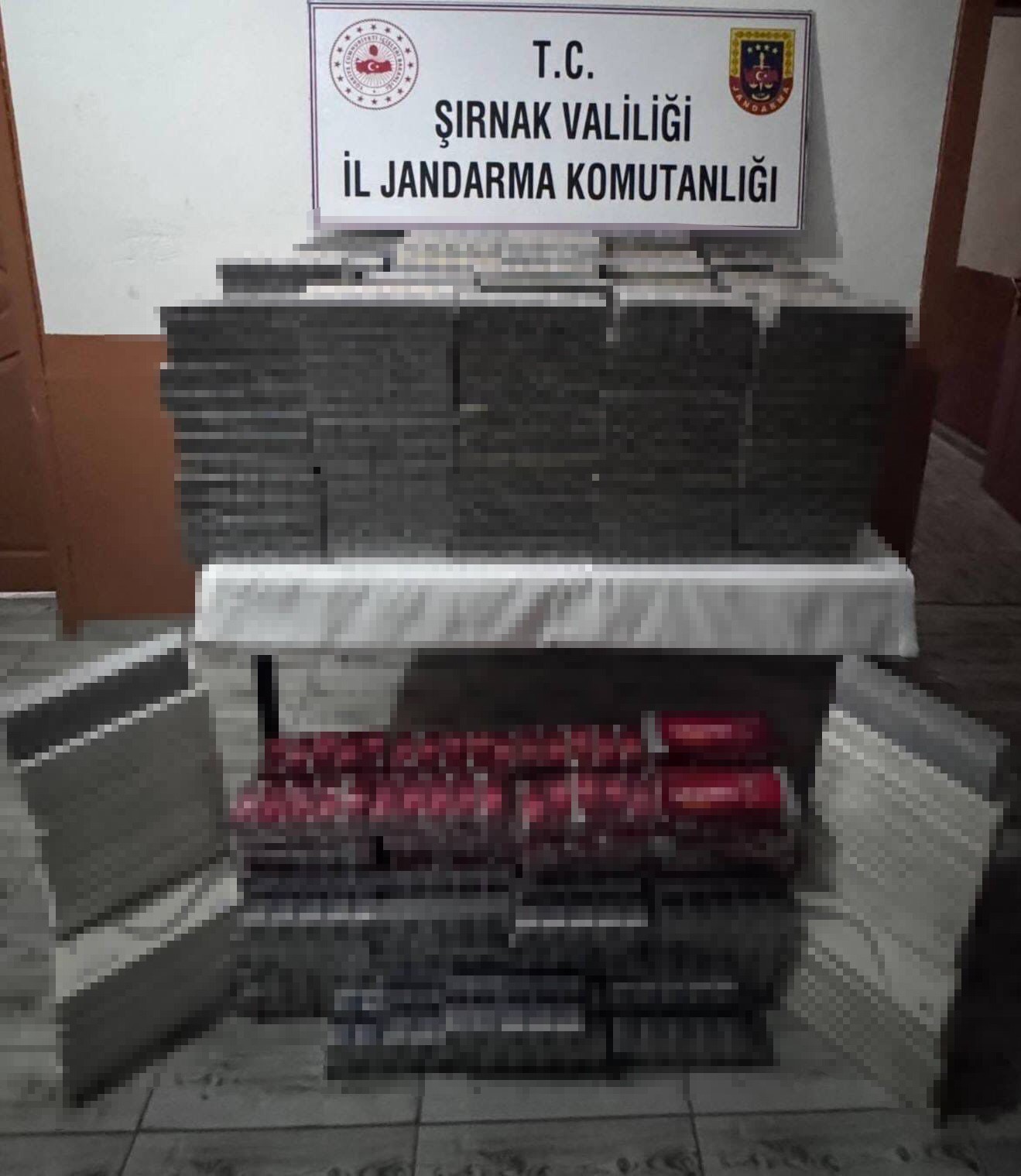 Şırnak’ta jandarmadan kaçakçılık operasyonu: 3 tutuklama

