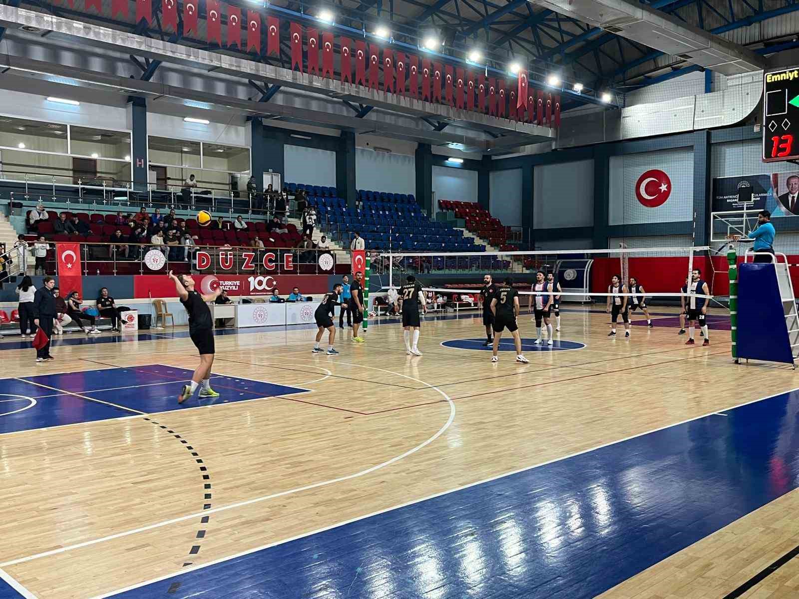 Kamu spor oyunları voleybol müsabakaları tamamlandı
