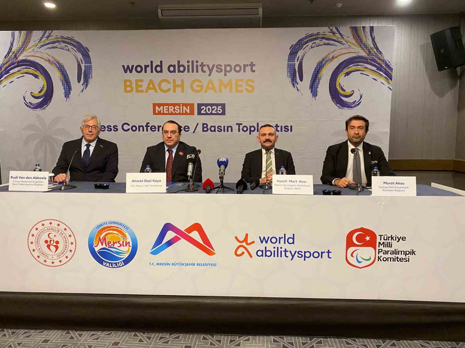 Mersin, ‘Dünya Bedensel Engelliler Plaj Oyunları’na ev sahipliği yapacak