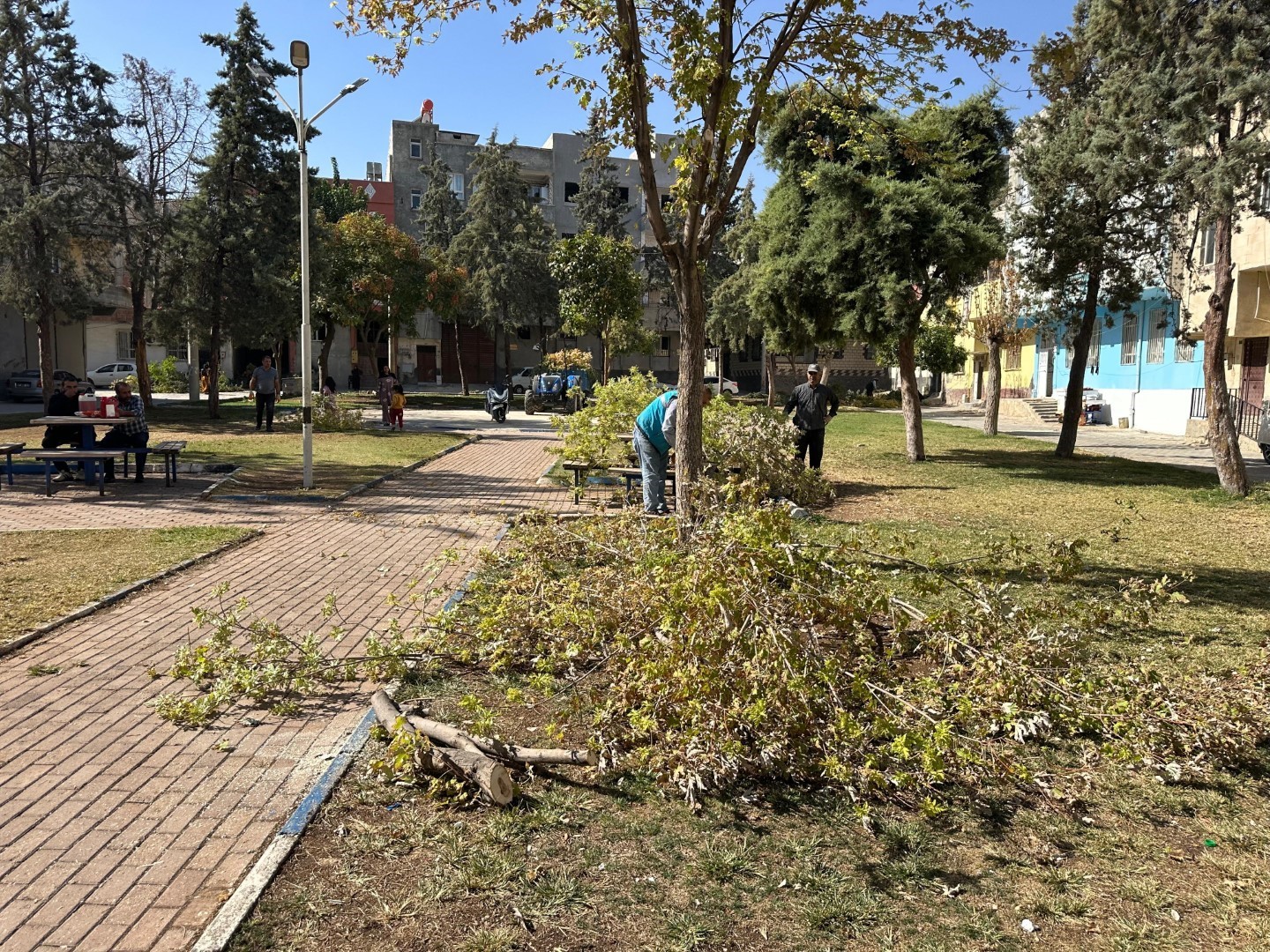 Eyy&uuml;biye&rsquo;deki parklarda sonbahar bakımı
