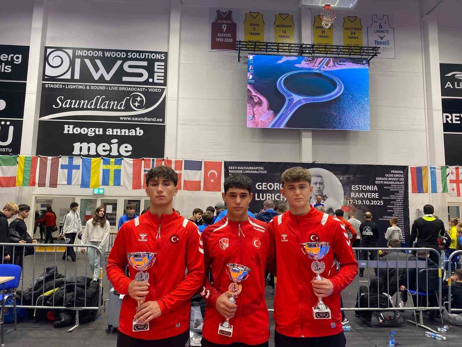 Denizli’nin gururları Avrupa’da zirvede