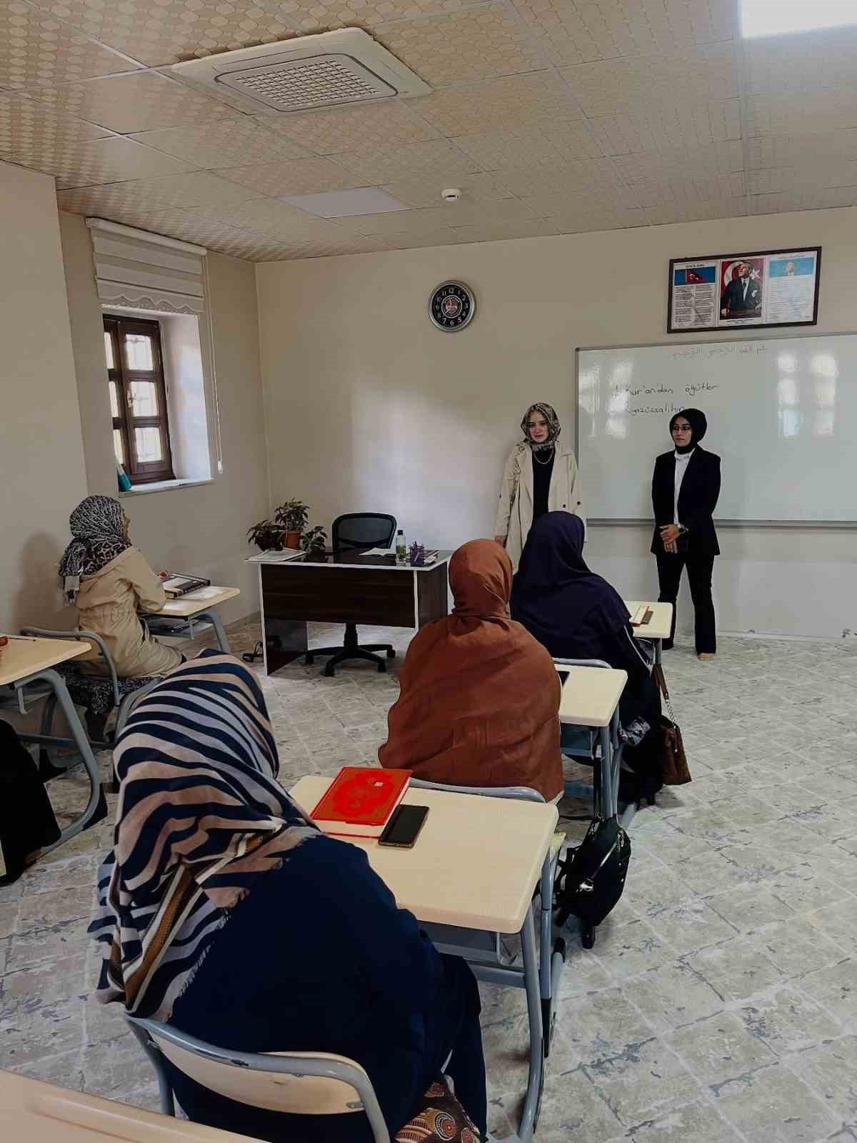 Dertlioğlu’ndan Kur’an Kurslarına ziyaret