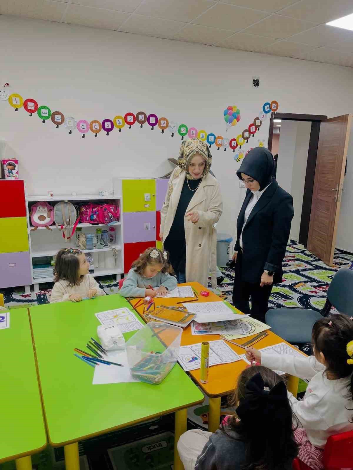 Dertlioğlu&rsquo;ndan Kur&rsquo;an Kurslarına ziyaret
