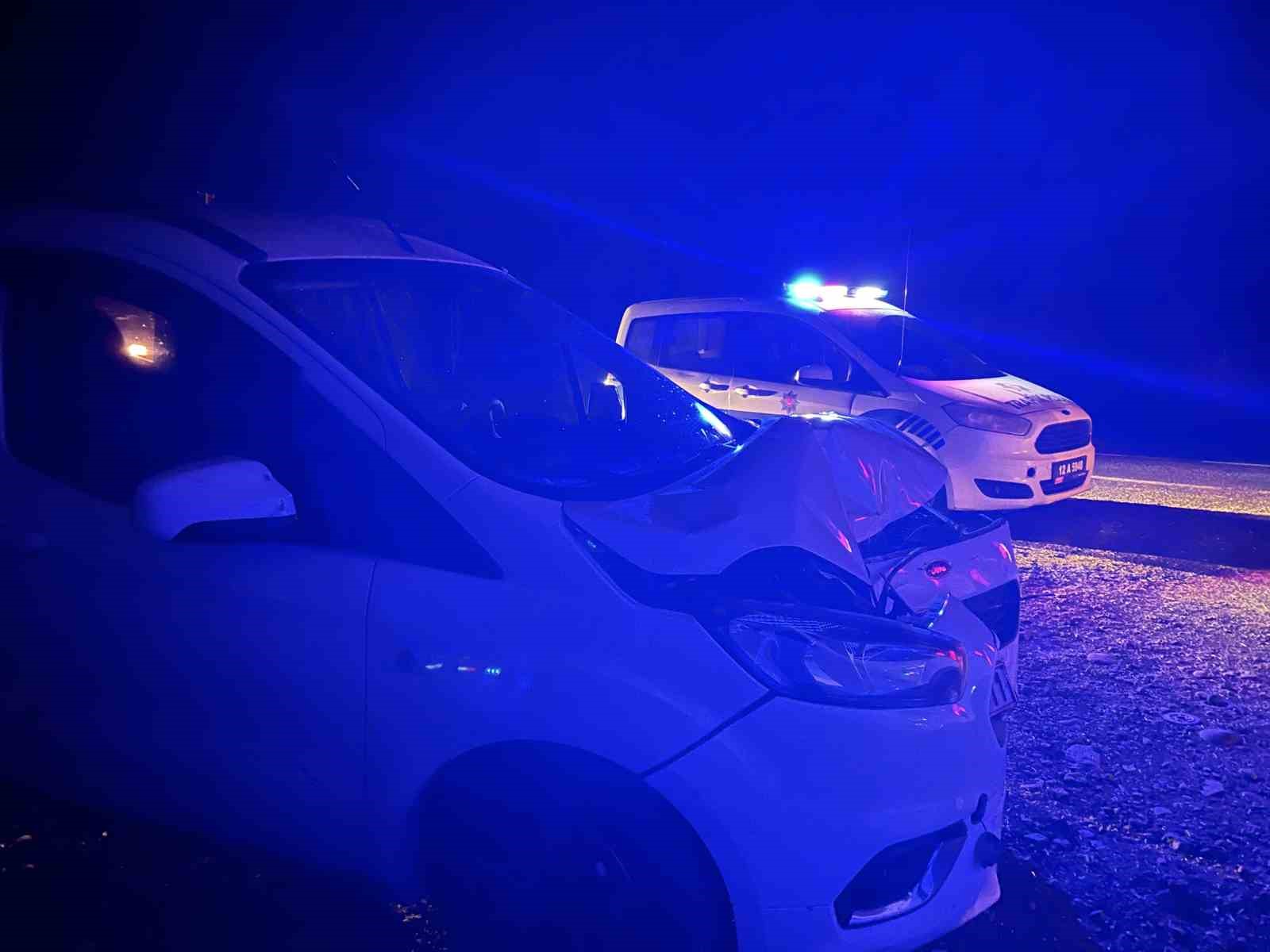 Bingöl’de trafik kazası: 2 yaralı