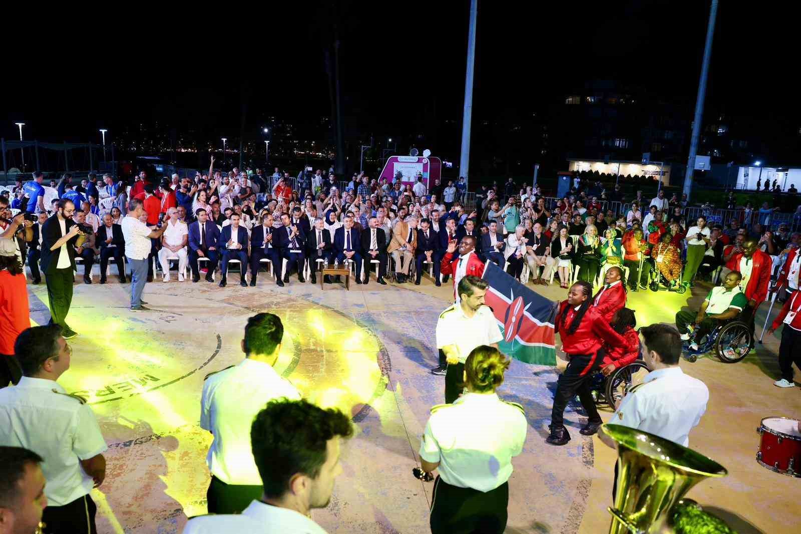 Dünya Bedensel Engelliler Plaj Oyunları’nın açılış töreni yapıldı