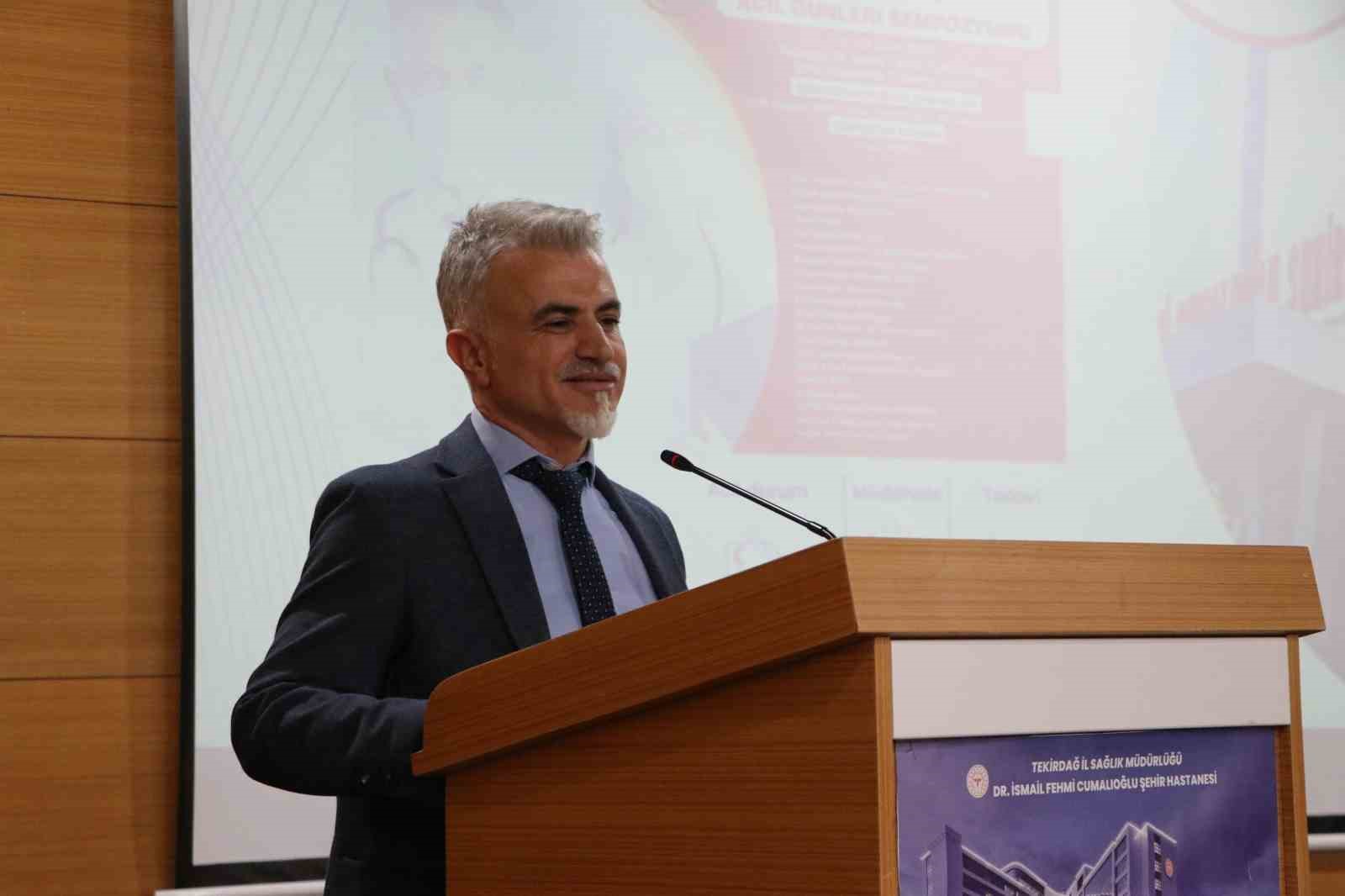 Tekirdağ&rsquo;da Acil G&uuml;nleri Sempozyumu d&uuml;zenlendi
