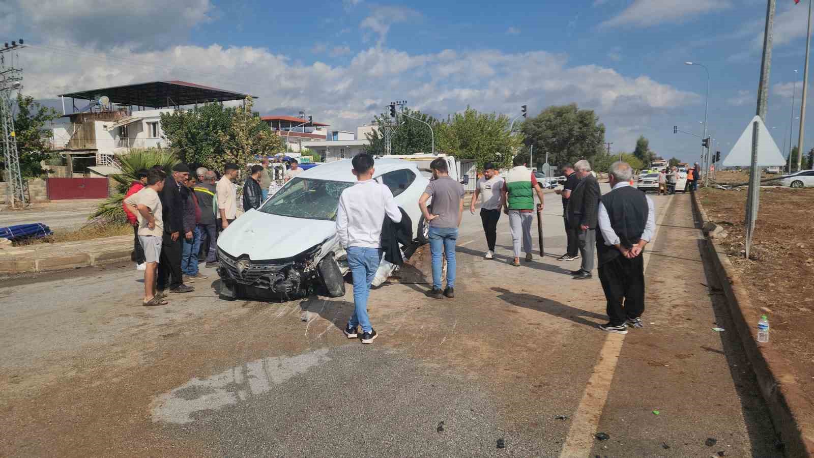 Hassa’da trafik kazası: 1 yaralı