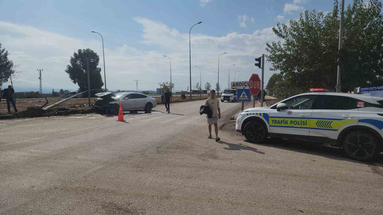 Hassa’da trafik kazası: 1 yaralı