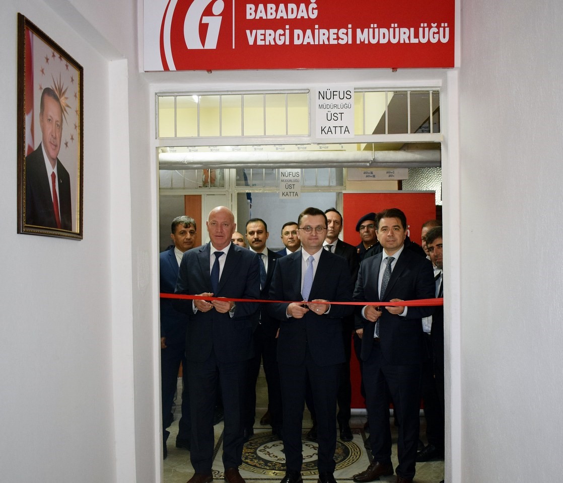 Babadağ Vergi Dairesi Müdürlüğü hizmete açıldı