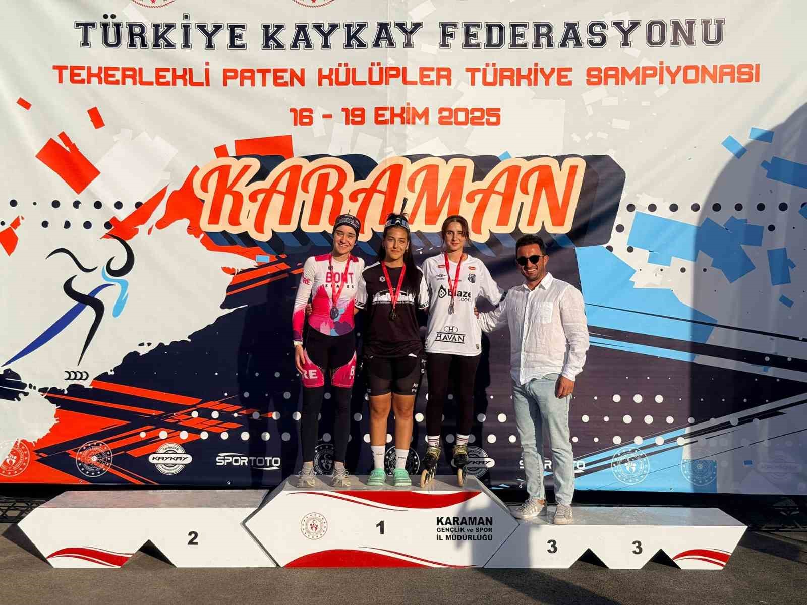 Kayseri Tekerlekli Paten Takımı Türkiye şampiyonu oldu