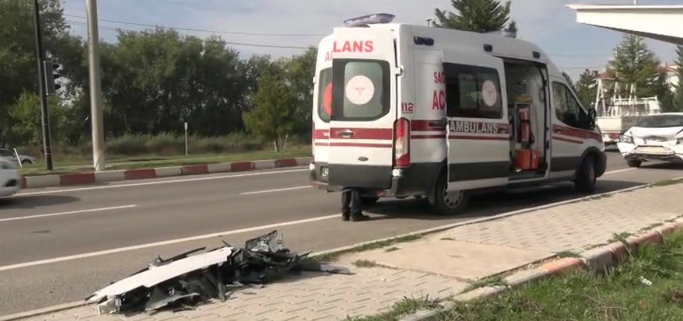 Tavşanlı’da trafik kazası, 2 yaralı