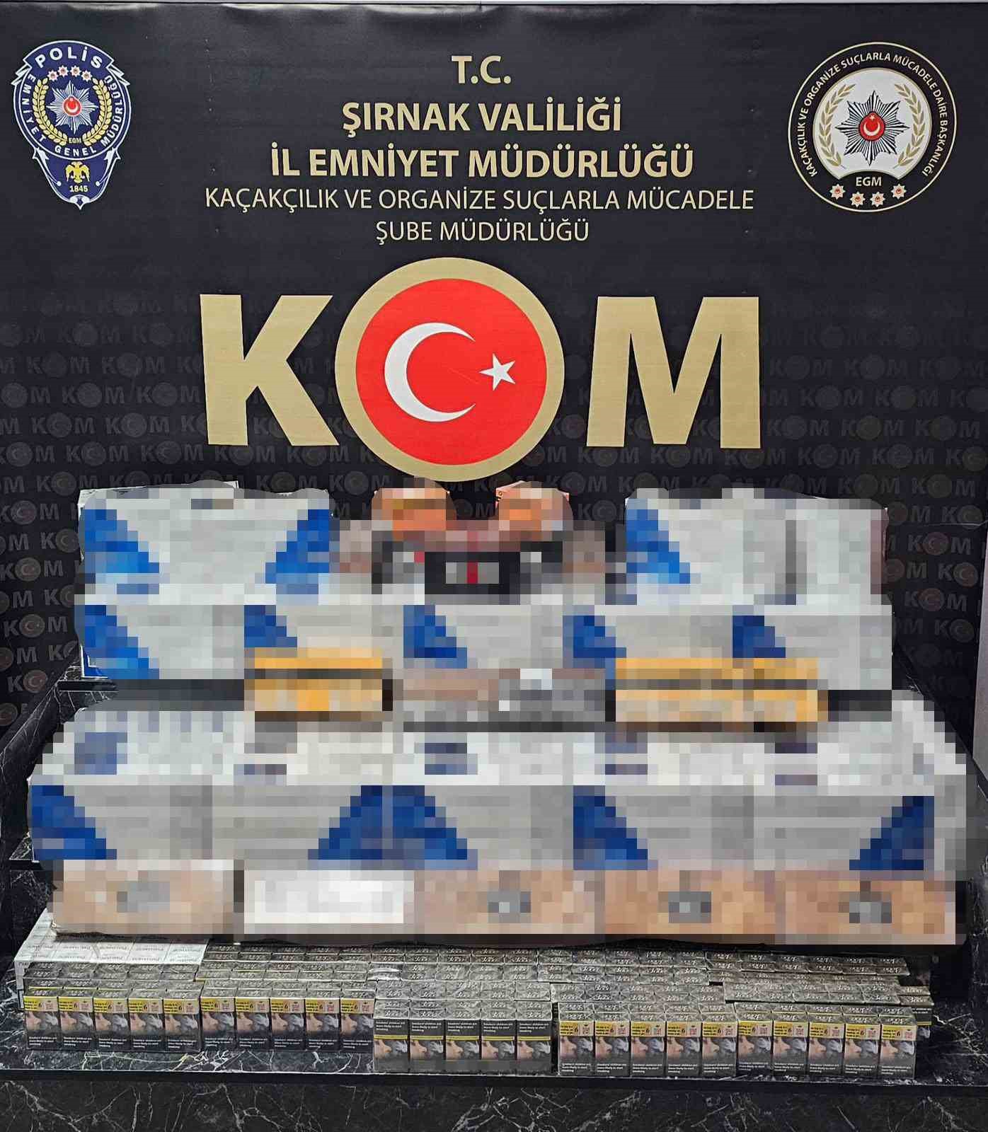 Şırnak’ta narkotik, kaçakçılık ve asayiş operasyonu: 3 tutuklama