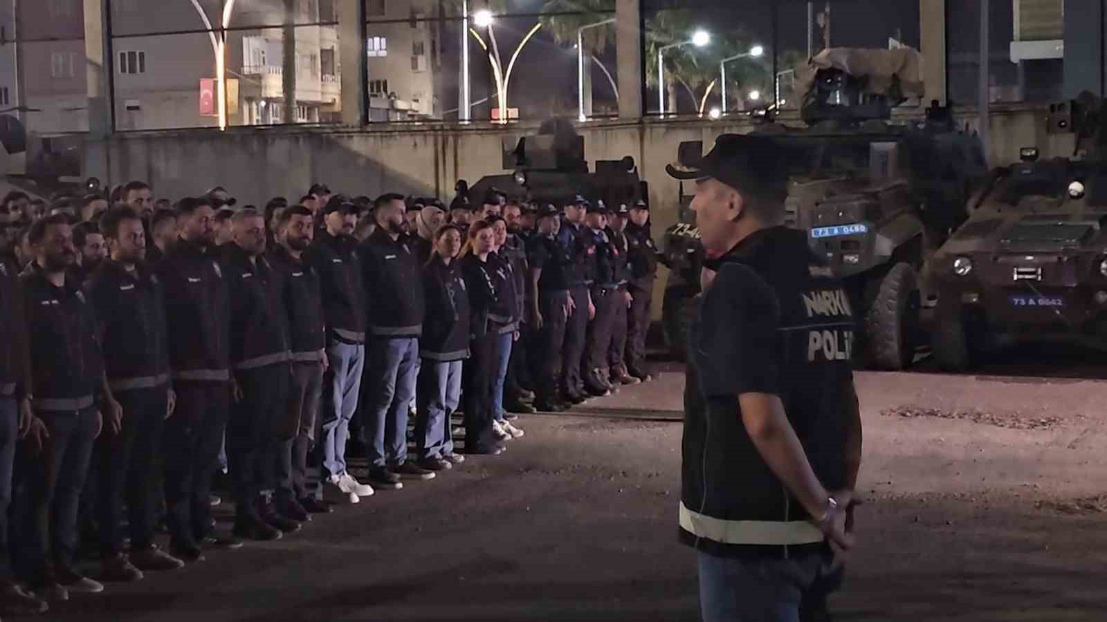 Şırnak ve Mersin’de uyuşturucu satıcılarına operasyon: 14 gözaltı