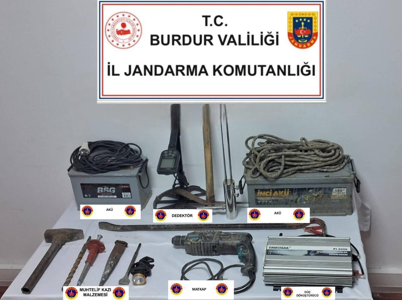 Burdur’da kaçakçılık operasyonu: 7 gözaltı
