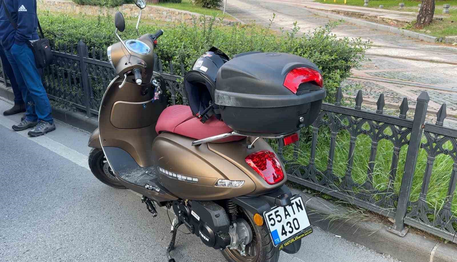 Samsun&rsquo;da motosiklet ile pikap &ccedil;arpıştı: 1 yaralı
