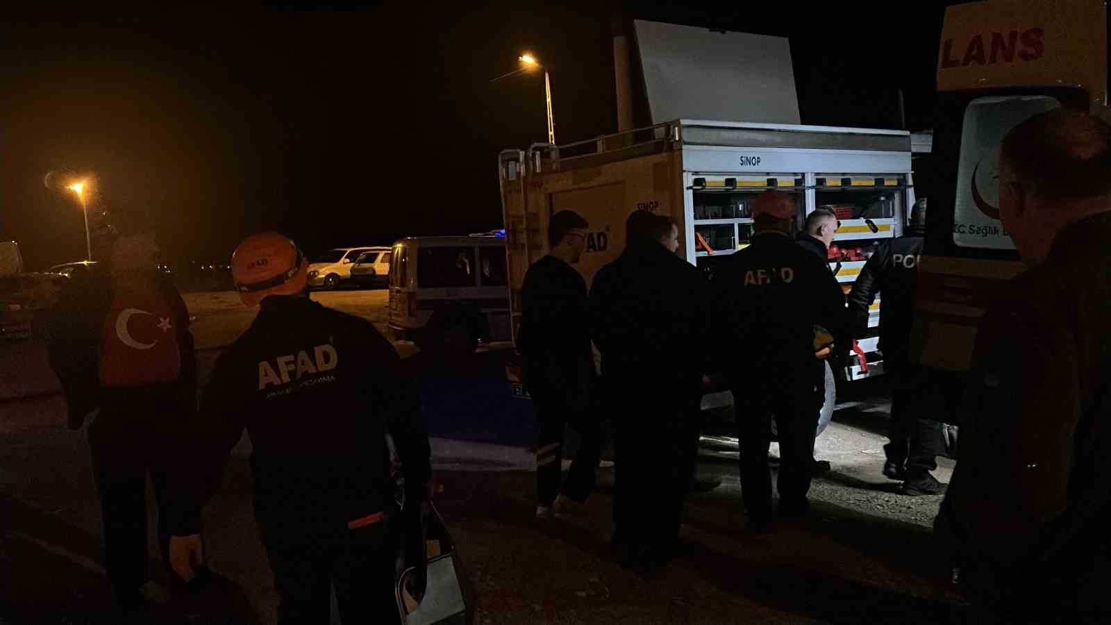 Sinop’ta dengesini kaybeden adam uçurumdan yuvarlandı