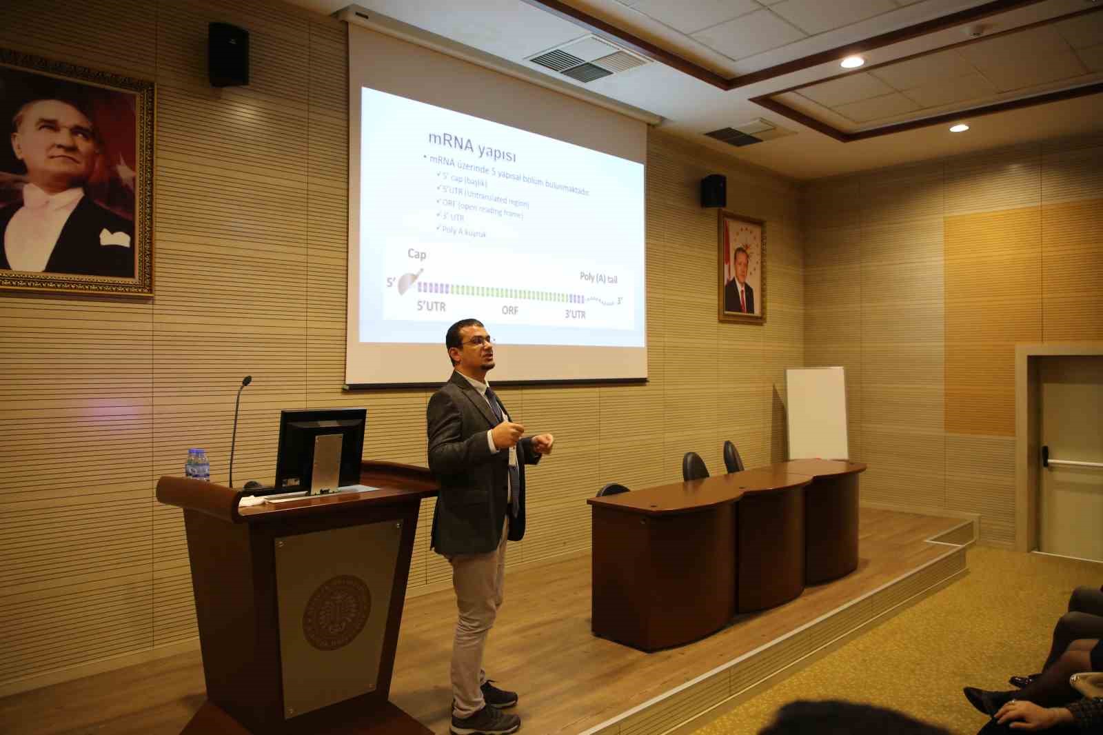 Aşı geliştirilmesi ve &uuml;retimi temel eğitimi Atat&uuml;rk &Uuml;niversitesinde ger&ccedil;ekleştirildi
