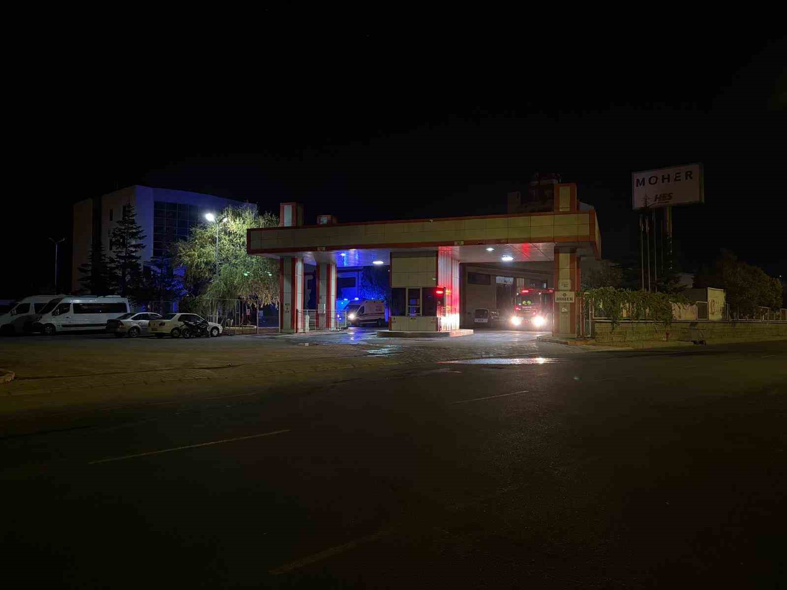 Deterjan fabrikasında kimyasal sızıntı alarmı
