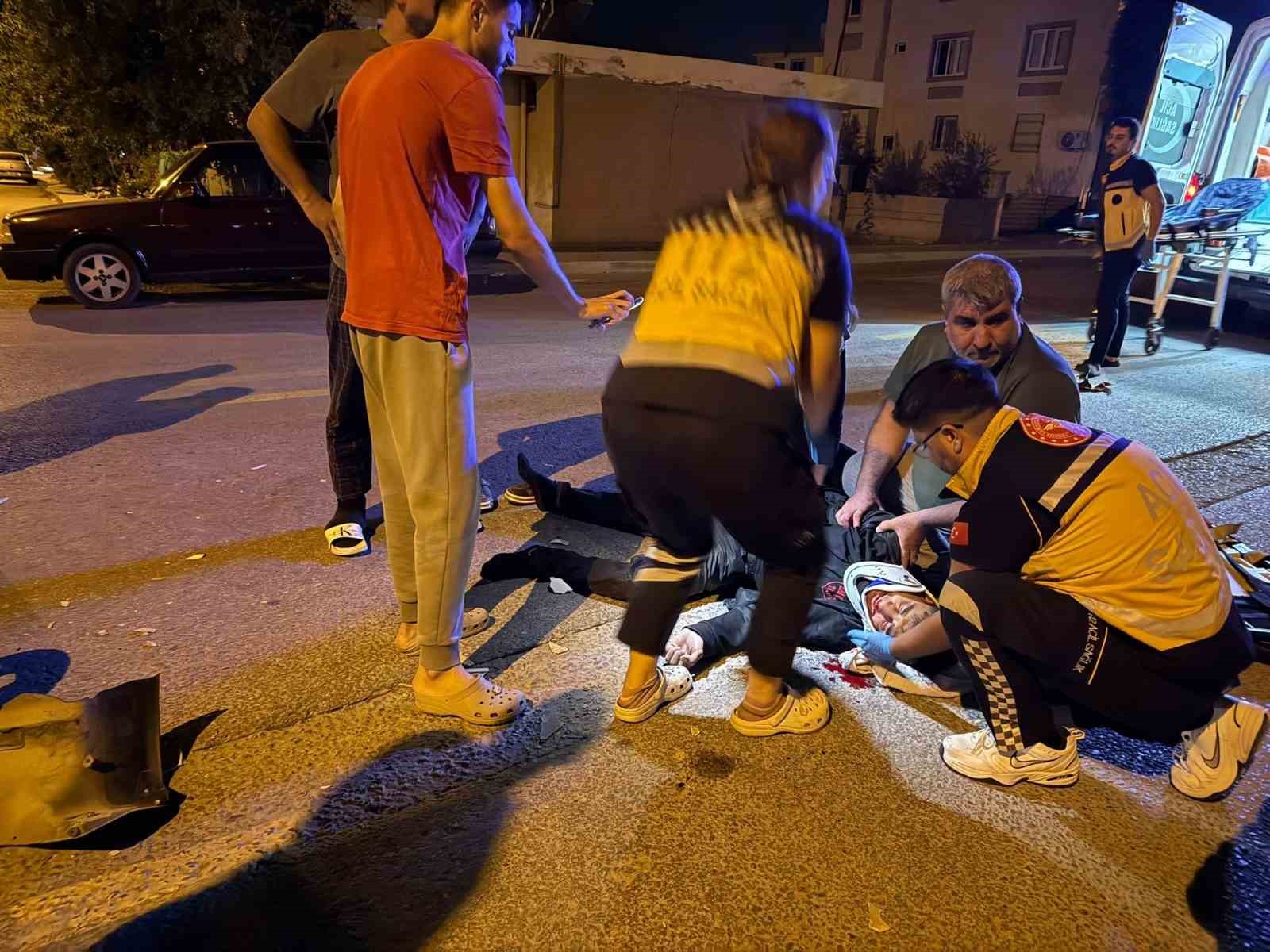 Tarsus’ta 2 ayrı motosiklet kazası: 1’i ağır 3 yaralı